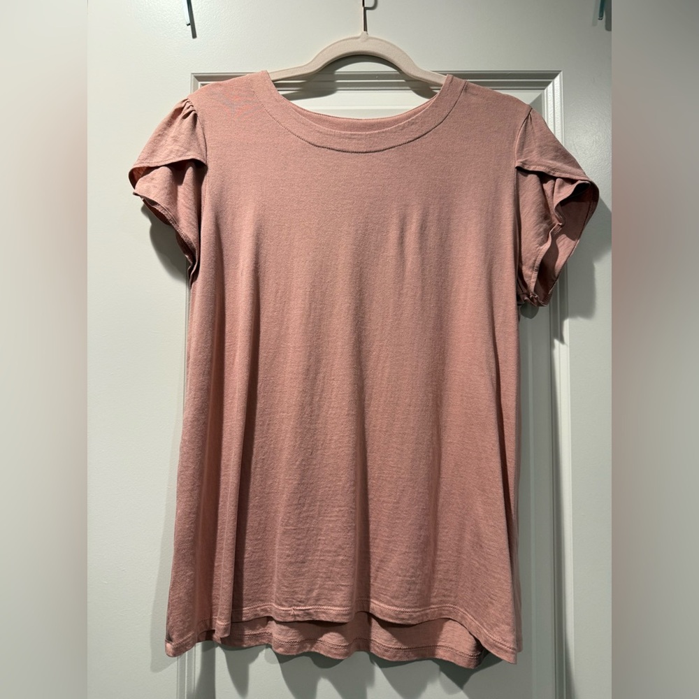 Banana Republic Pink Relaxed Short Sleeve Tee